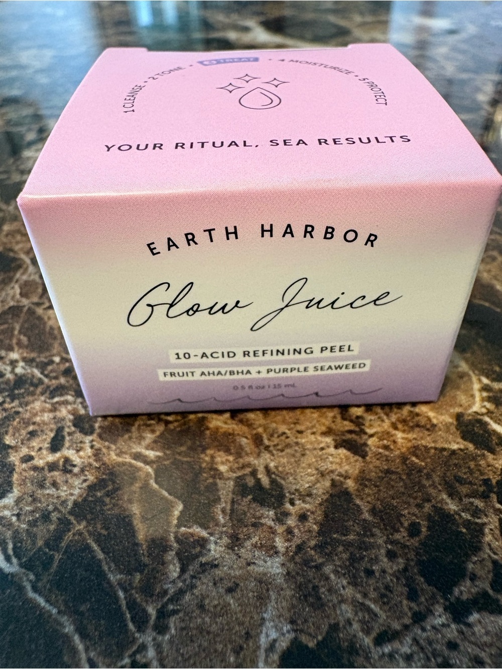 Earth Harbor - Glow Juice 10-Acid Refining Peel - 15ml New